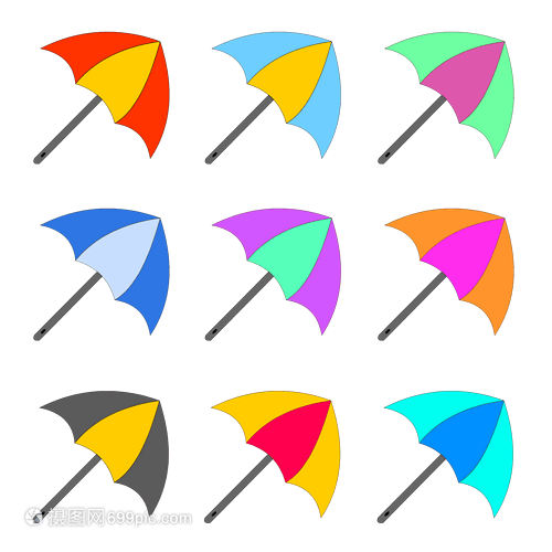 雨夜中綻開的綺夢 卡通彩色雨傘的自述